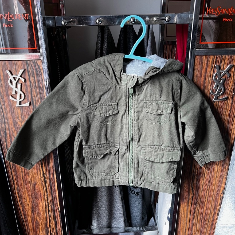 Old Navy Army Green Windbreaker Jacket